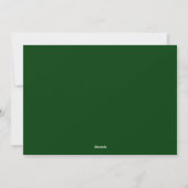 Carte de vœux de Noël Script Buon Natale Photo (Dos)
