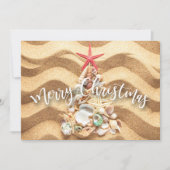 Carte de voeux de Noël Seashell (Devant)