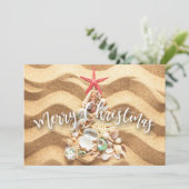 Carte de voeux de Noël Seashell (Debout devant)