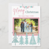 Carte de voeux de Noël simple (Devant)