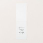 Carte de voeux de Noël simple Reindeer (Inside Unfolded)