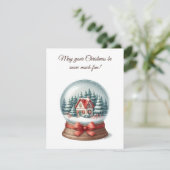 Carte de vœux de Noël Snow Much Fun – Vous souhait (Debout devant)