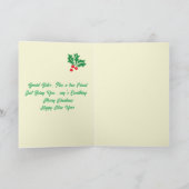 Carte de voeux de Noël : Soeur spéciale (Intérieur)