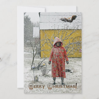 Carte de vœux de Noël super effrayante et amusante