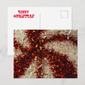Carte de vœux de Noël Swirl (Devant / Derrière)