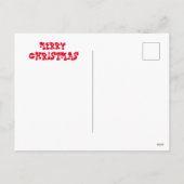 Carte de vœux de Noël Swirl (Dos)