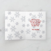 Carte de voeux de Noël Teddy Bear (Intérieur)