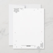 Carte de vœux de Noël This Is Us Silver (Dos)