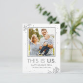 Carte de vœux de Noël This Is Us Silver (Debout devant)
