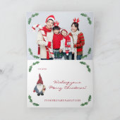 Carte de voeux de Noël Tomten (Intérieur)