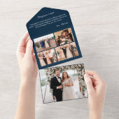 Carte de voeux de Noël triplée (Déchirure)