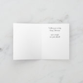 Carte de voeux de Noël un souhait de Noël pour (Intérieur)