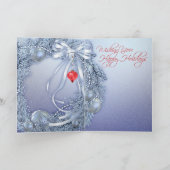 Carte de voeux de Noël Unicorn Deluxe (Intérieur)