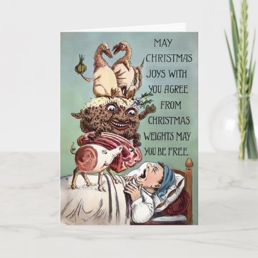 Carte de vœux de Noël victorien (Devant)