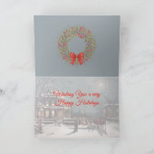 Carte de voeux de Noël victorienne (Intérieur)