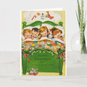 Carte de voeux de Noël Vintage