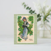 Carte de vœux de Noël vintage (Debout devant)