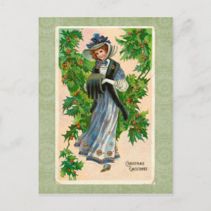 Carte de vœux de Noël vintage