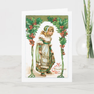 Carte de voeux de Noël Vintage