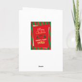 Carte de voeux de Noël Vintage (Dos)