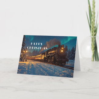 Carte de voeux de Noël Vintage - Merry Chri