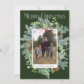 Carte de voeux de Noël Watercolor (Devant)