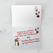 Carte de voeux de Noël Westie (Intérieur)