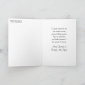 Carte de voeux de Noël Wreath (Intérieur)