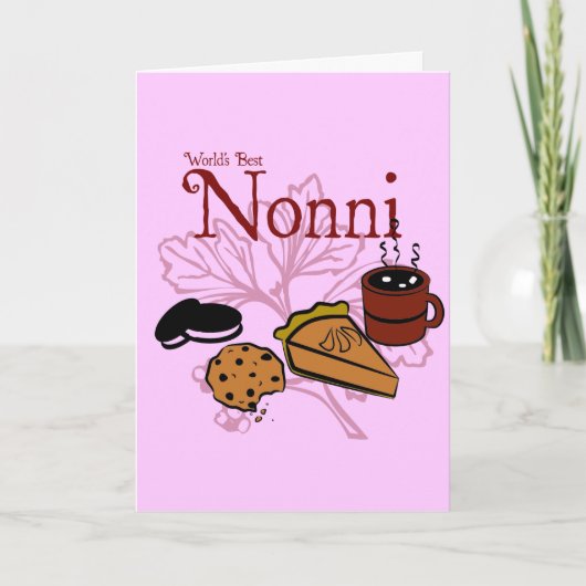 Carte de voeux de Nonni de joyeux anniversaire (Devant)