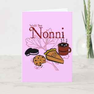 Carte de voeux de Nonni de joyeux anniversaire