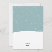 Carte de vœux de notre maison à la vôtre (Dos)