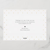 Carte de vœux de Nouvel An en collage joyeux avec  (Verso)