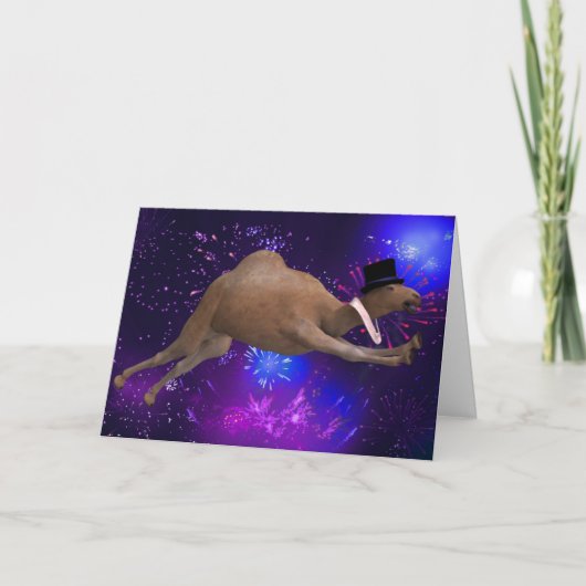 Carte de vœux de Nouvel An Heureux Humpy Jumpy (Devant)