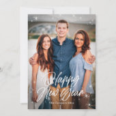 Carte de vœux de Nouvel An Holiday Sparks (Devant)