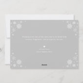 Carte de vœux de Nouvel An simplement écrite (Dos)