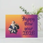 Carte de vœux de nouvelle année (Debout devant)