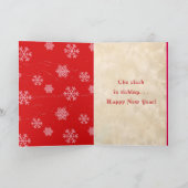 Carte de voeux de nouvelle année (Intérieur)