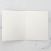 Carte de vœux de nuit enneigé pour l'hiver (Intérieur)