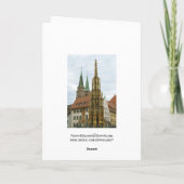 Carte de vœux de Nuremberg (Dos)