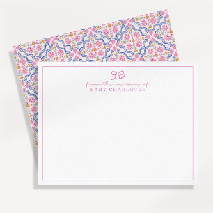 Carte de vœux de nurserie florale Petite Floral