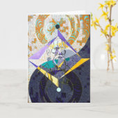 Carte de voeux de "O Sensei" (Fleur jaune)