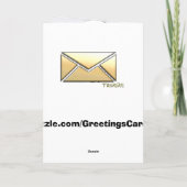 Carte de voeux de Paintball (Dos)