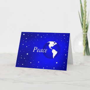 Carte de voeux de paix