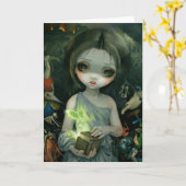 Carte de voeux de "Pandore" (Fleur jaune)