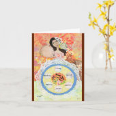 Carte de voeux de pâque (Fleur jaune)