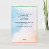 Carte de voeux de Pâques (Dos)