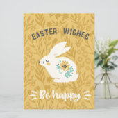 Carte de vœux de Pâques (Debout devant)