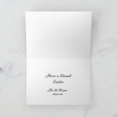 Carte de vœux de Pâques (Intérieur)