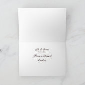 Carte de vœux de Pâques (Intérieur)