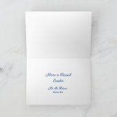 Carte de vœux de Pâques (Intérieur)